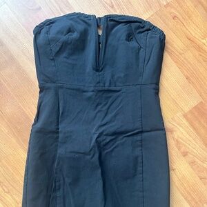 Urban Outfitters Black Strapless Dress